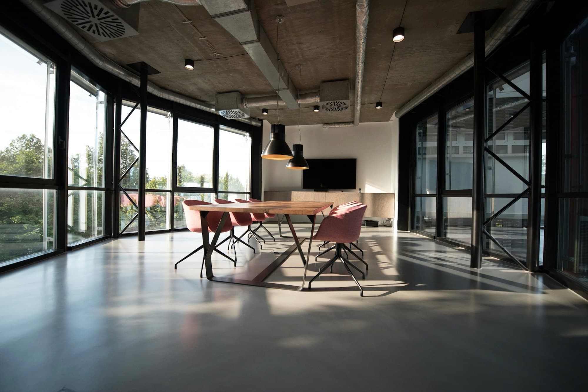 Quiet commercial interior